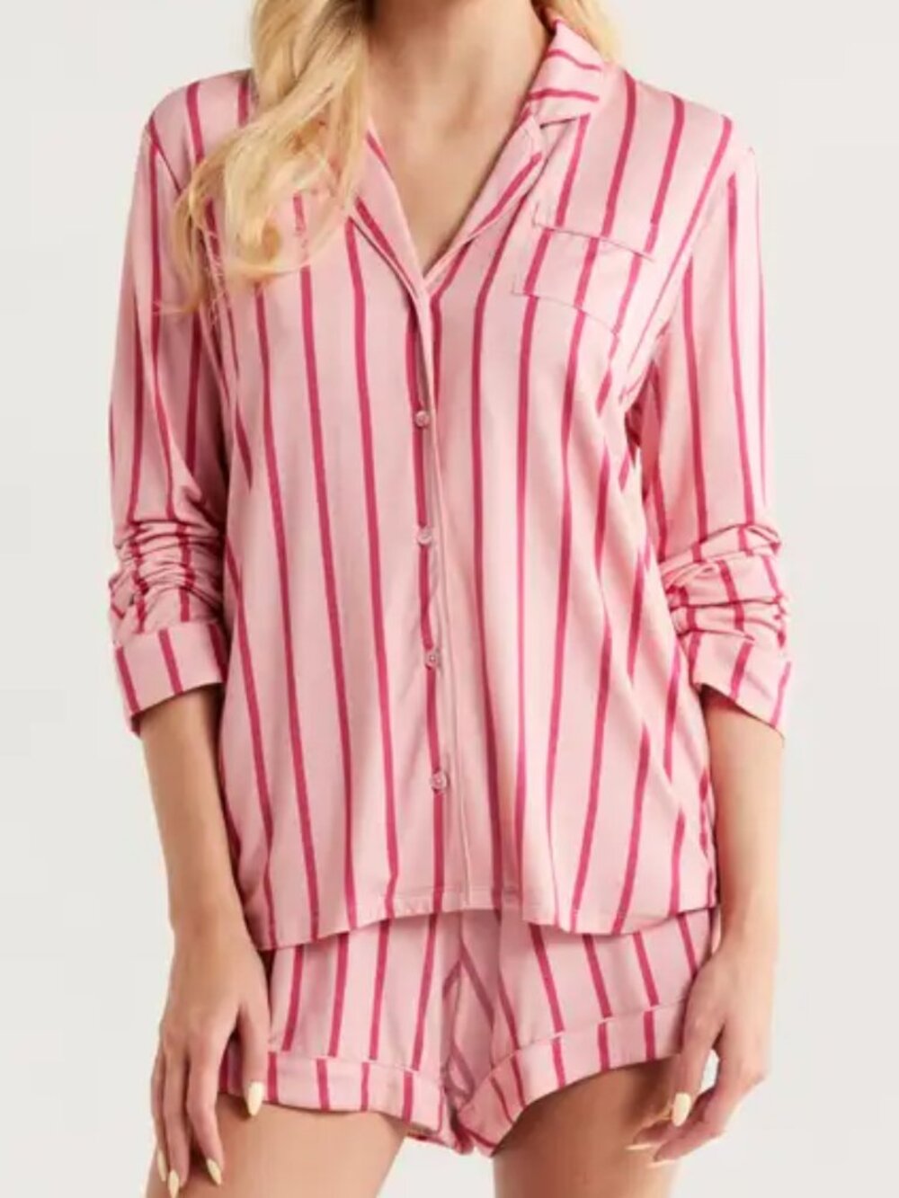 Nordstrom Moonlight Eco Long Sleeve Short Pajamas